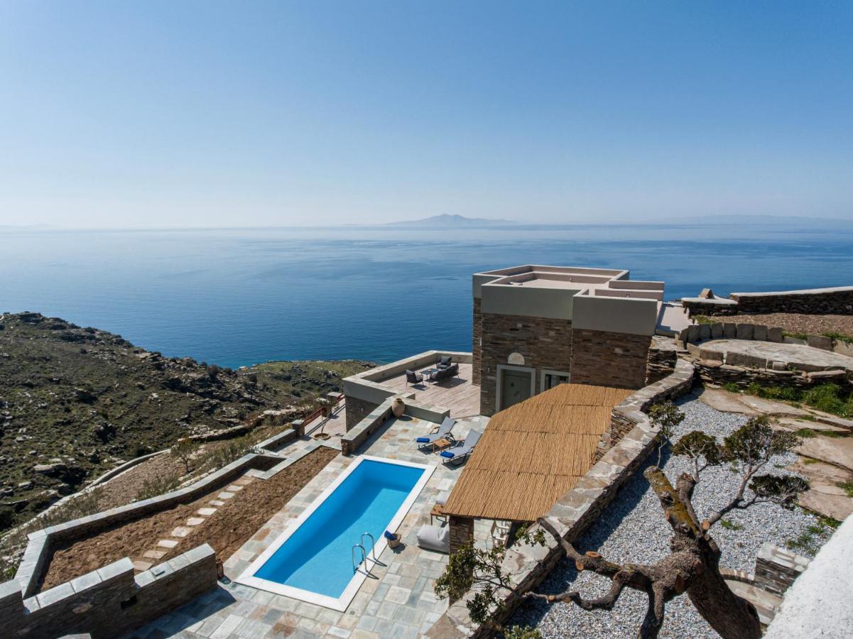 Acron Andros - Luxury Villa With Private Pool Korthio 外观 照片