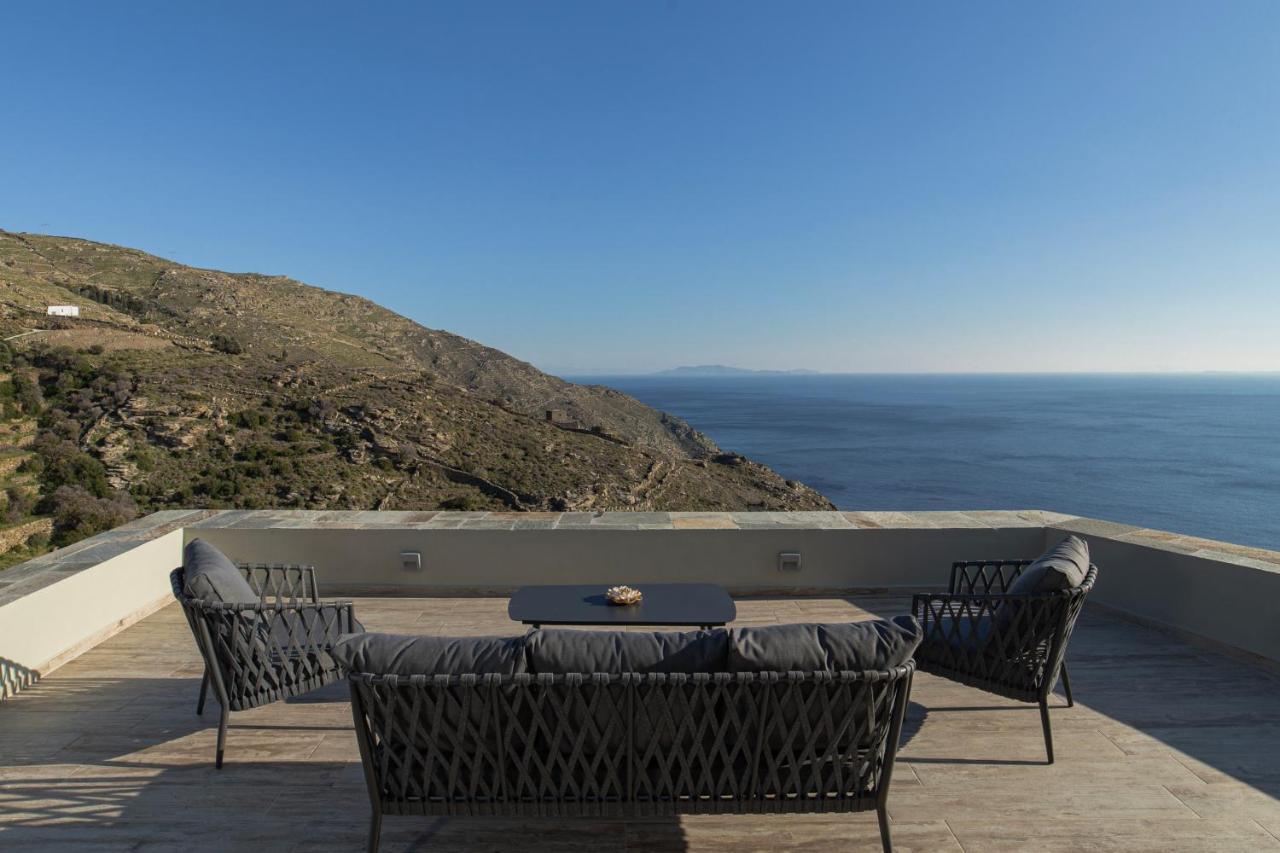 Acron Andros - Luxury Villa With Private Pool Korthio 外观 照片