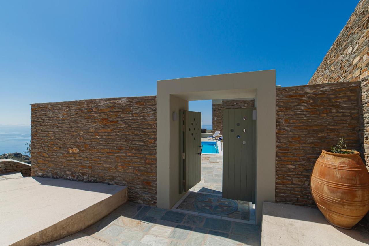 Acron Andros - Luxury Villa With Private Pool Korthio 外观 照片