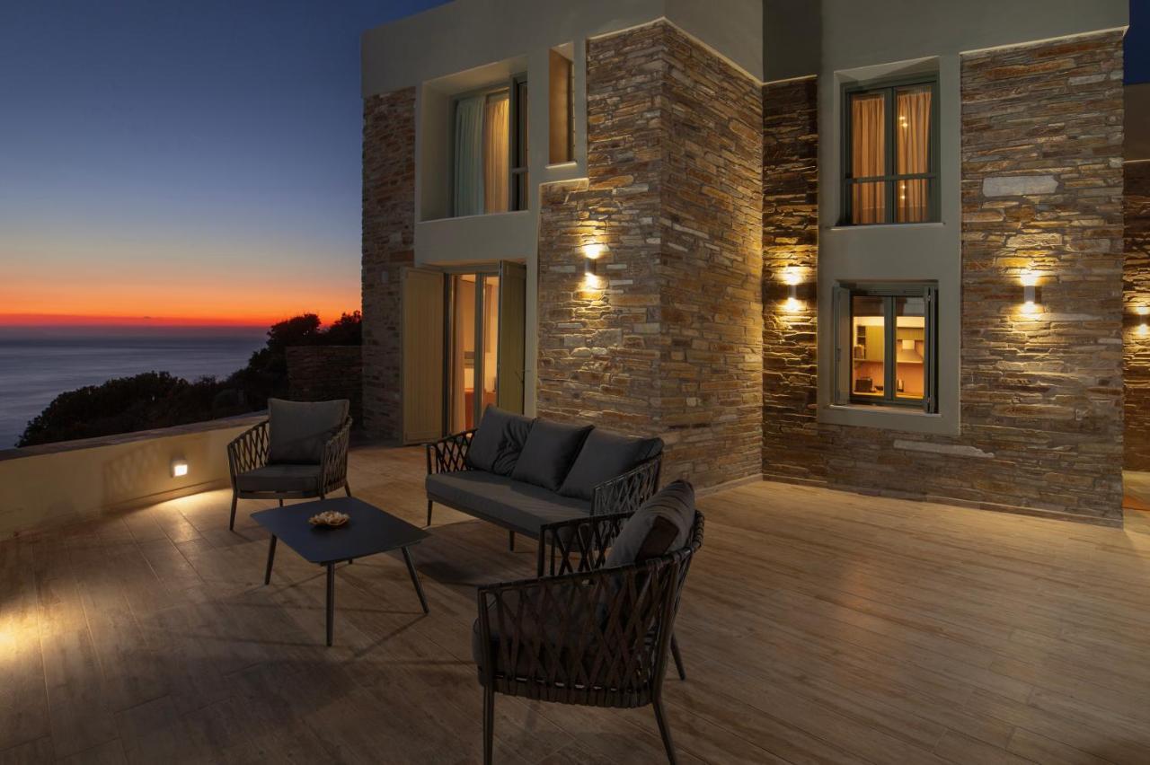 Acron Andros - Luxury Villa With Private Pool Korthio 外观 照片